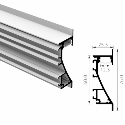 La aleación de aluminio del perfil 6063 de la iluminación interior de la esquina IP20 ahuecó