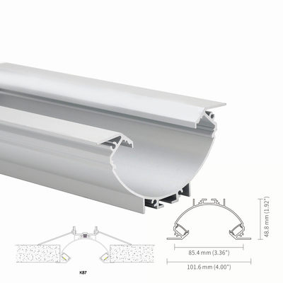 Un buen precio. El espray Caoting H48.8mm ahuecó el perfil de aluminio IP20 del LED para la luz de techo en línea