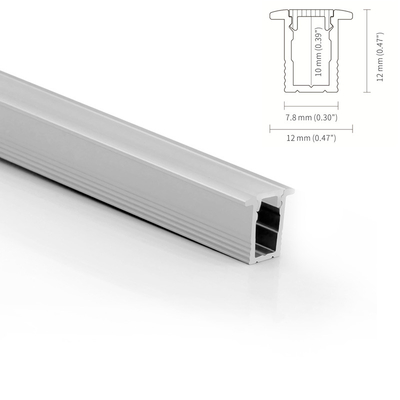 PMMA plano ahuecó el perfil de aluminio 6063 T5 del LED con el difusor de la PC