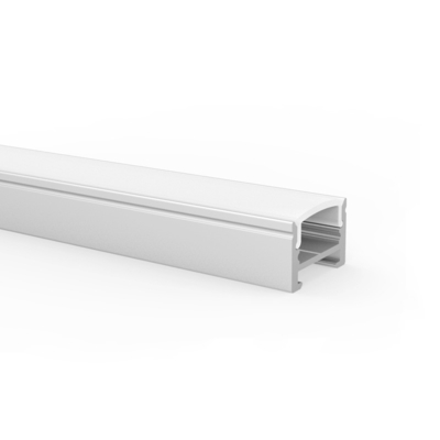 Disipador de calor de aluminio de la prenda impermeable del perfil de la luz del genio AL6063 LED del T3 T8