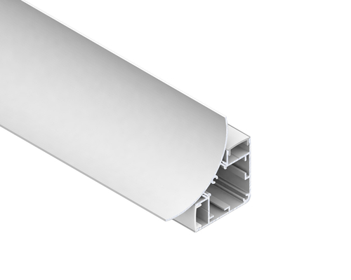 Arriba y abajo de encender el perfil de aluminio de la aleación del perfil 6063 del borde de 75*95m m