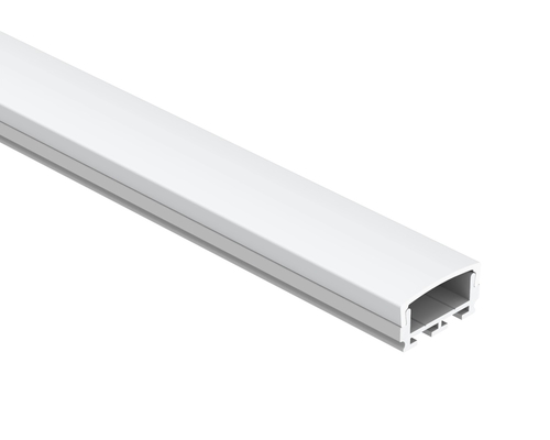 Un buen precio. Negro de aluminio del montaje del perfil de la tira superficial de plata de IP20 LED difuso en línea