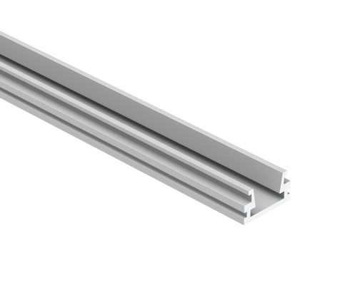Perfil de aluminio helado de la tira clara de la lente LED de la cubierta con el difusor de la PC