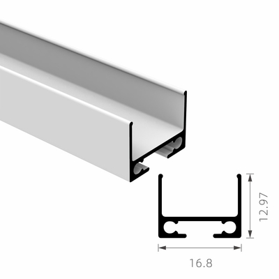 Un buen precio. 6063 t5 el perfil de aluminio del negro LED sacó los perfiles del disipador de calor en línea