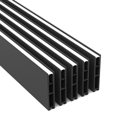 Un buen precio. Casquillos de extremo de aluminio suspendidos ultra finos del perfil de la tira de 18*96.5m m LED en línea