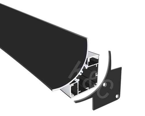 Un buen precio. Perfil de aluminio LED de esquina de aleación de aluminio 6063 T5 con clasificación IP20 para tira de luz LED montada en superficie En línea