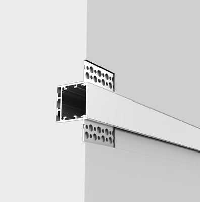 Canal de aluminio del perfil del cartón yeso del LED para el yeso de la mampostería seca con la cubierta de la PC
