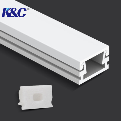 Canal de vivienda de aluminio de la protuberancia del perfil de la tira de 6063 T5 LED