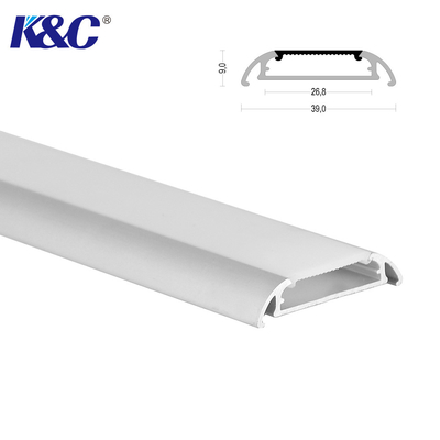 Chorreo de arena de aluminio T5 del perfil 6063 del soporte superficial de la PC de PMMA para la tira llevada