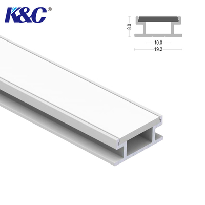 Un buen precio. chorreo de arena del canal de la aleación de aluminio T5 del perfil 6063 del piso de la longitud LED de los 2.5m en línea