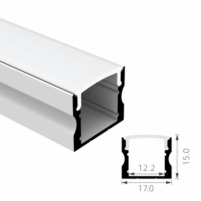 Un buen precio. La aleación 6063 T5 llevó la protuberancia de aluminio del perfil de la tira con la cubierta del difusor de la PC en línea