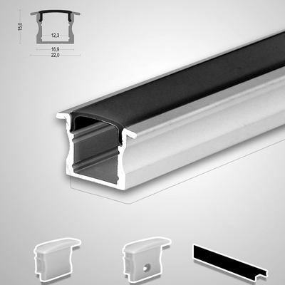 Un buen precio. La protuberancia de la cubierta de la PC ahuecó la cubierta llevada de aluminio de Ugr del difusor de la PC del perfil para la solución linear llevada en línea