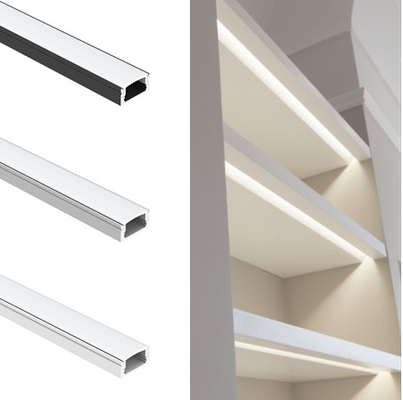 La superficie montó 6063 el difusor de aluminio del perfil PMMA de la tira del LED para la iluminación de la pared del guardarropa