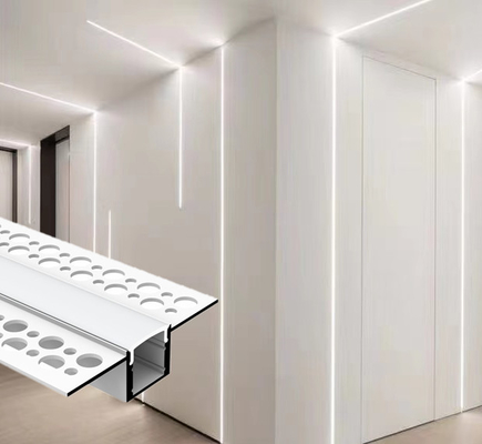 Un buen precio. El perfil llevado de aluminio ahuecado del yeso del yeso de la mampostería seca para la luz del techo LED pela el canal de aluminio en línea