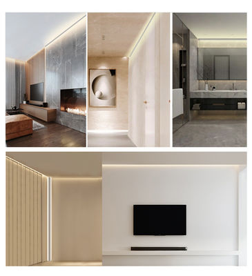 Un buen precio. Profile de aluminio de esquina de aleación LED 6063 T5 con difusor PMMA y temperatura T3-T8 para la instalación de tiras LED en línea