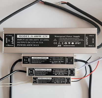 Un buen precio. Fuente de alimentación al aire libre de 12V 24V LED 60W - luz de tira de For LED del conductor de la prenda impermeable LED de 500W IP67 en línea